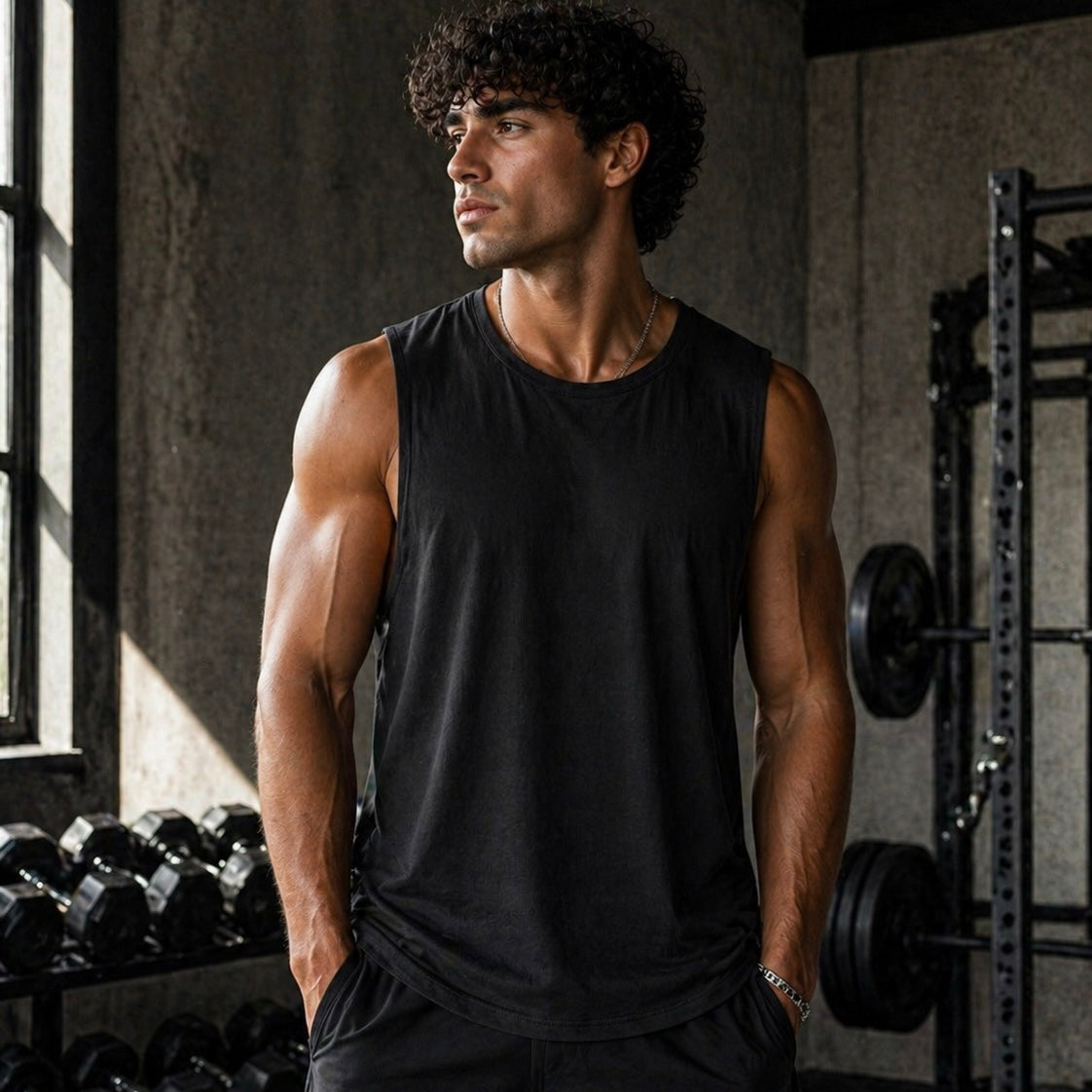 Men's Faded Tank Top