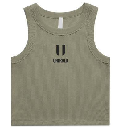 Unisex Organic Rib Crop Tank - 4064G