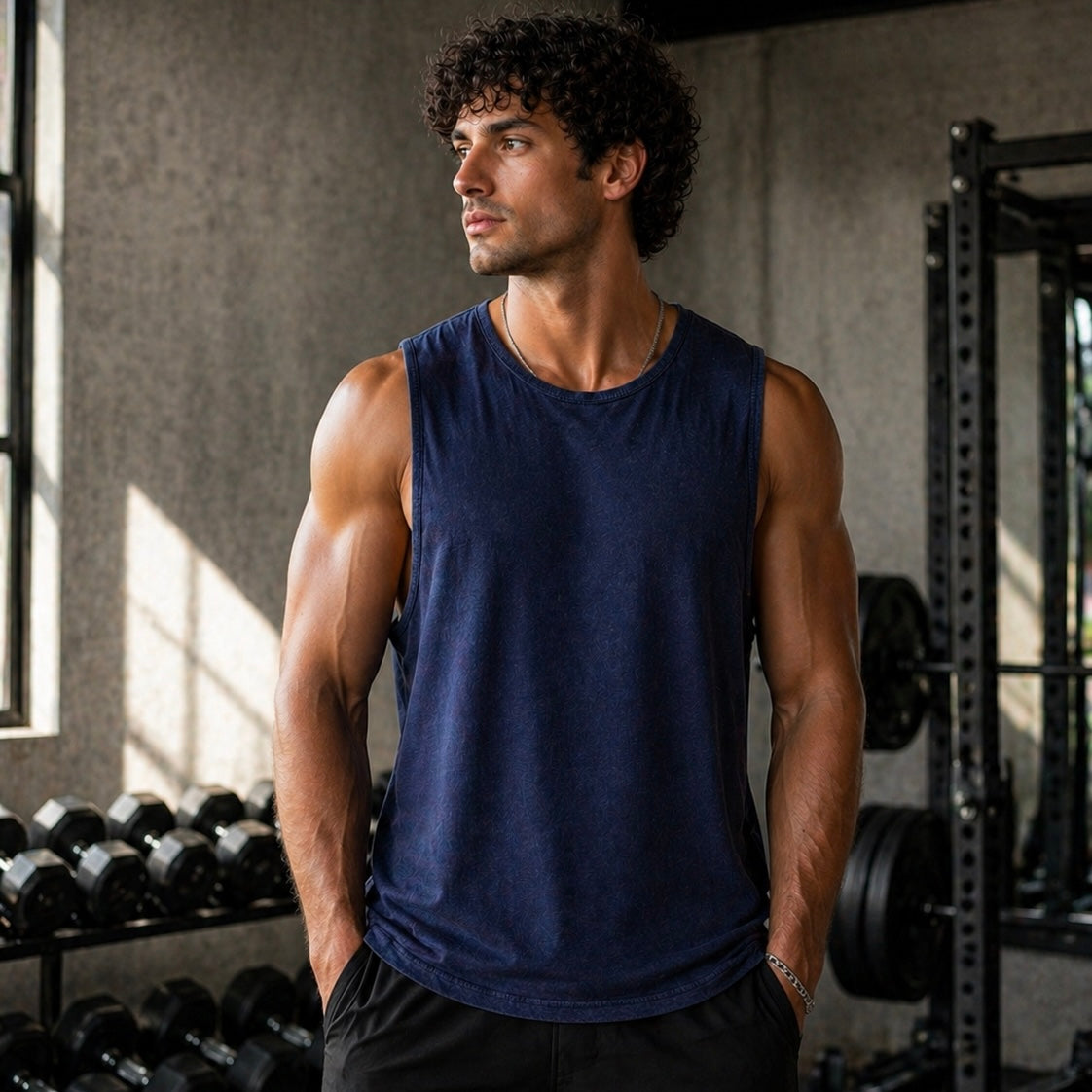 Men's Stonewash Bernard Tank Top