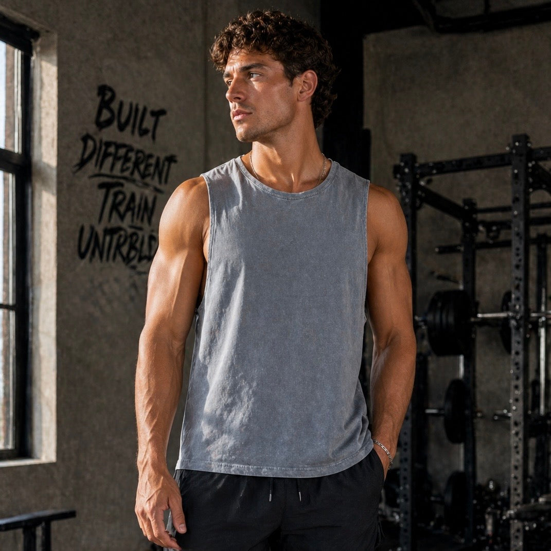 Men's Stonewash Bernard Tank Top