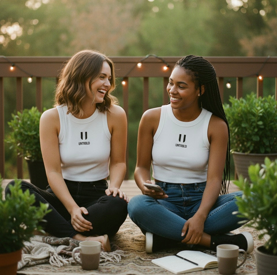 Unisex Organic Rib Crop Tank - 4064G