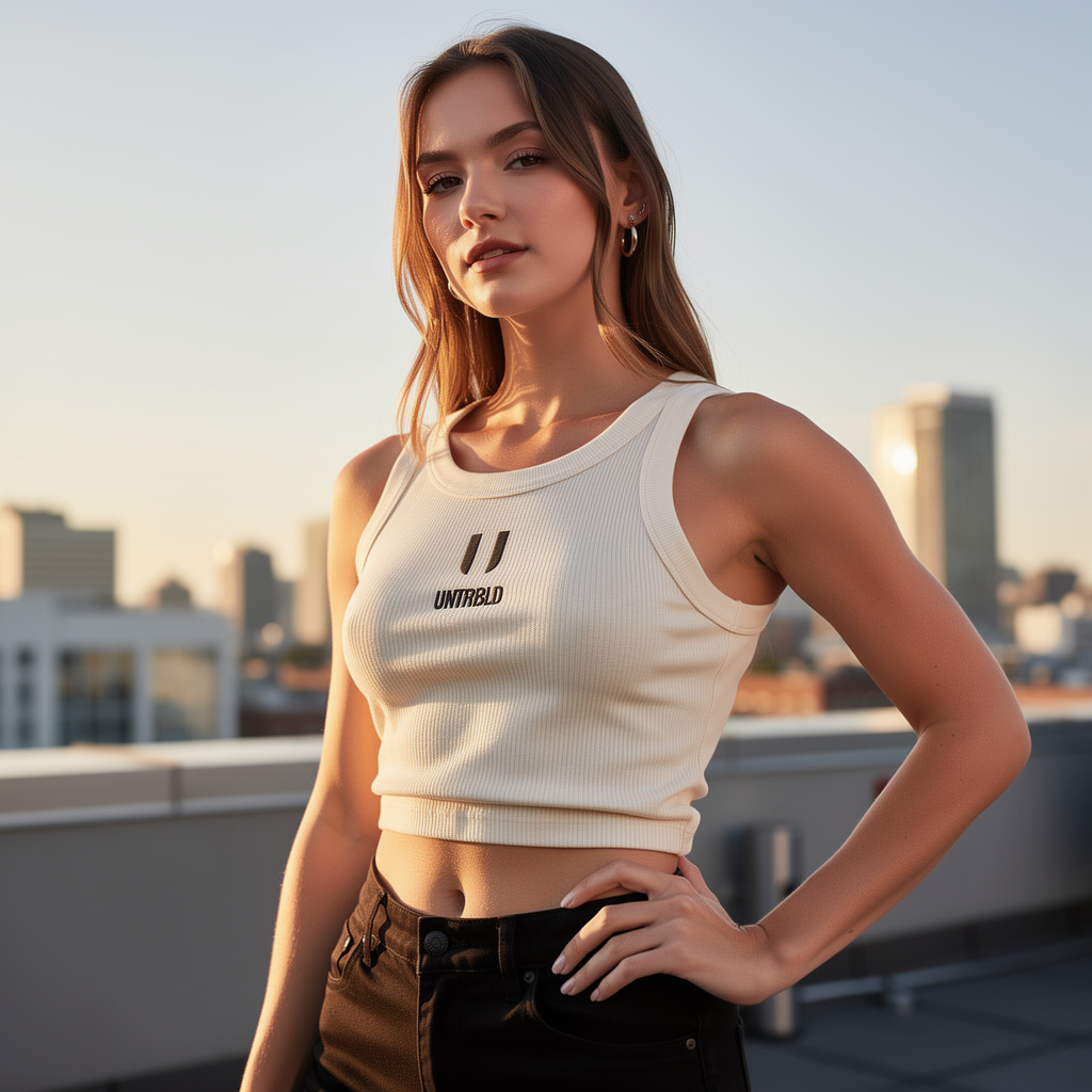 Organic Rib Crop Tank