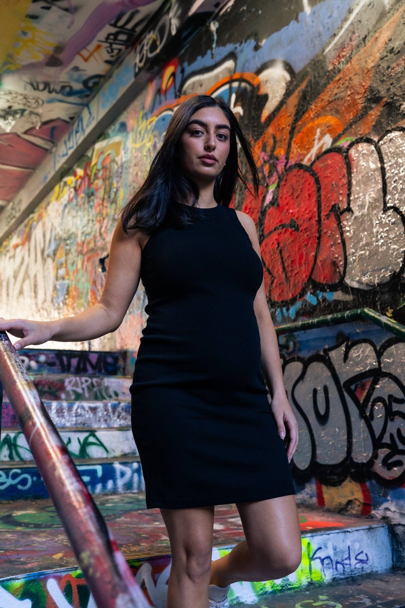 Women's Organic Rib Dress - 4066G