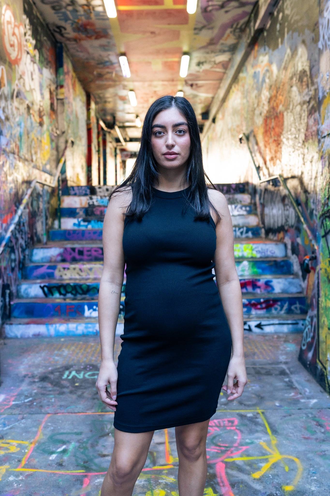 Women's Organic Rib Dress - 4066G